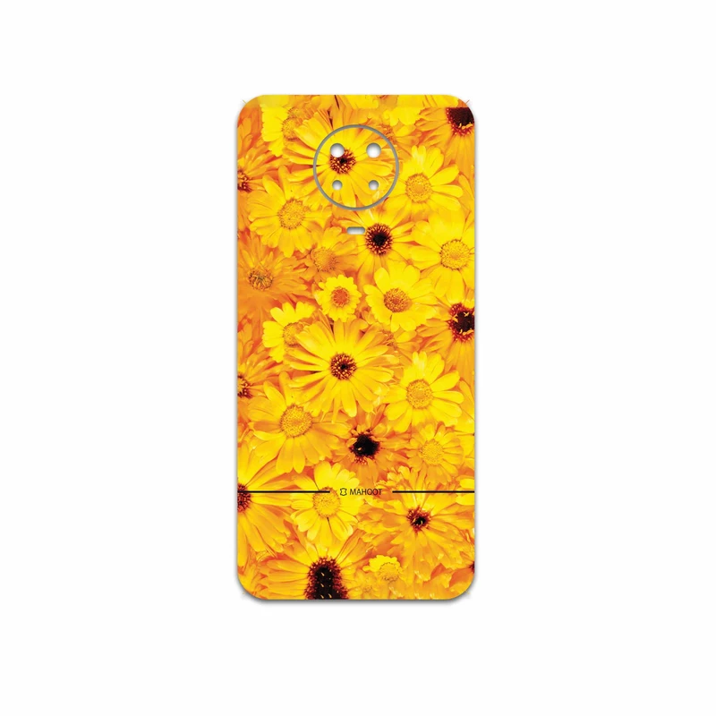 برچسب پوششی ماهوت مدل Yellow-Flower مناسب برای گوشی موبایل نوکیا G20