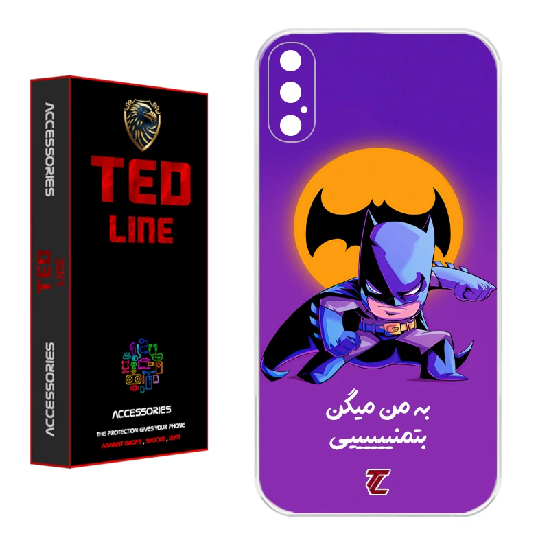کاور تد لاین طرح بتمن کد 1105 مناسب برای گوشی موبایل اپل Iphone X / XS