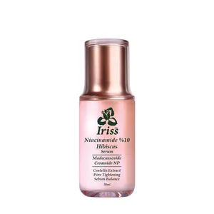 سرم کوچک‌کننده منافذ پوست آیریس آس مدل Niacinamide Hibiscus مناسب برای انواع پوست حجم 50 میلی‌لیتر