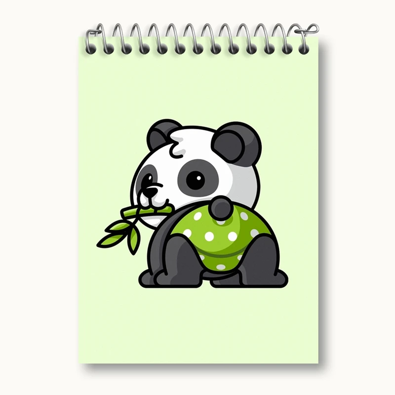 دفتر یادداشت 50 برگ خندالو مدل حیوانات بامزه پاندا کد 28352