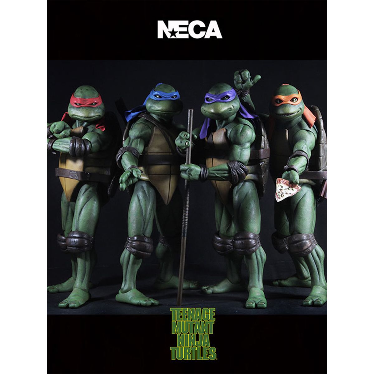 اکشن فیگور نکا مدل لاکپشت های نینجا طرح Turtle Ninja مجموعه 4 عددی -  - 10