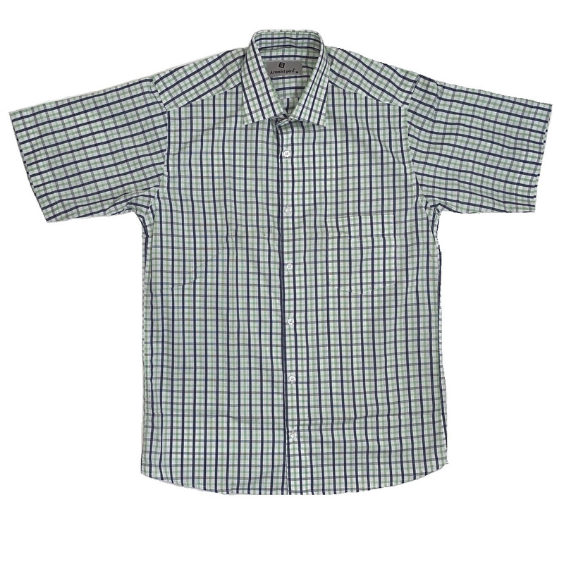 پیراهن آستین کوتاه مردانه مدل چهارخانه 