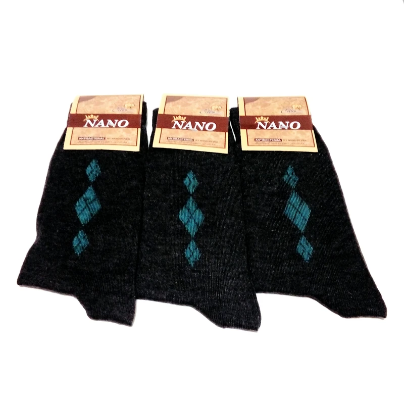 جوراب مردانه مدل نانو کد p14 مجموعه ۳ عددی