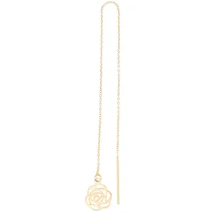 گوشواره طلا 18 عیار رزا مدل EGB06