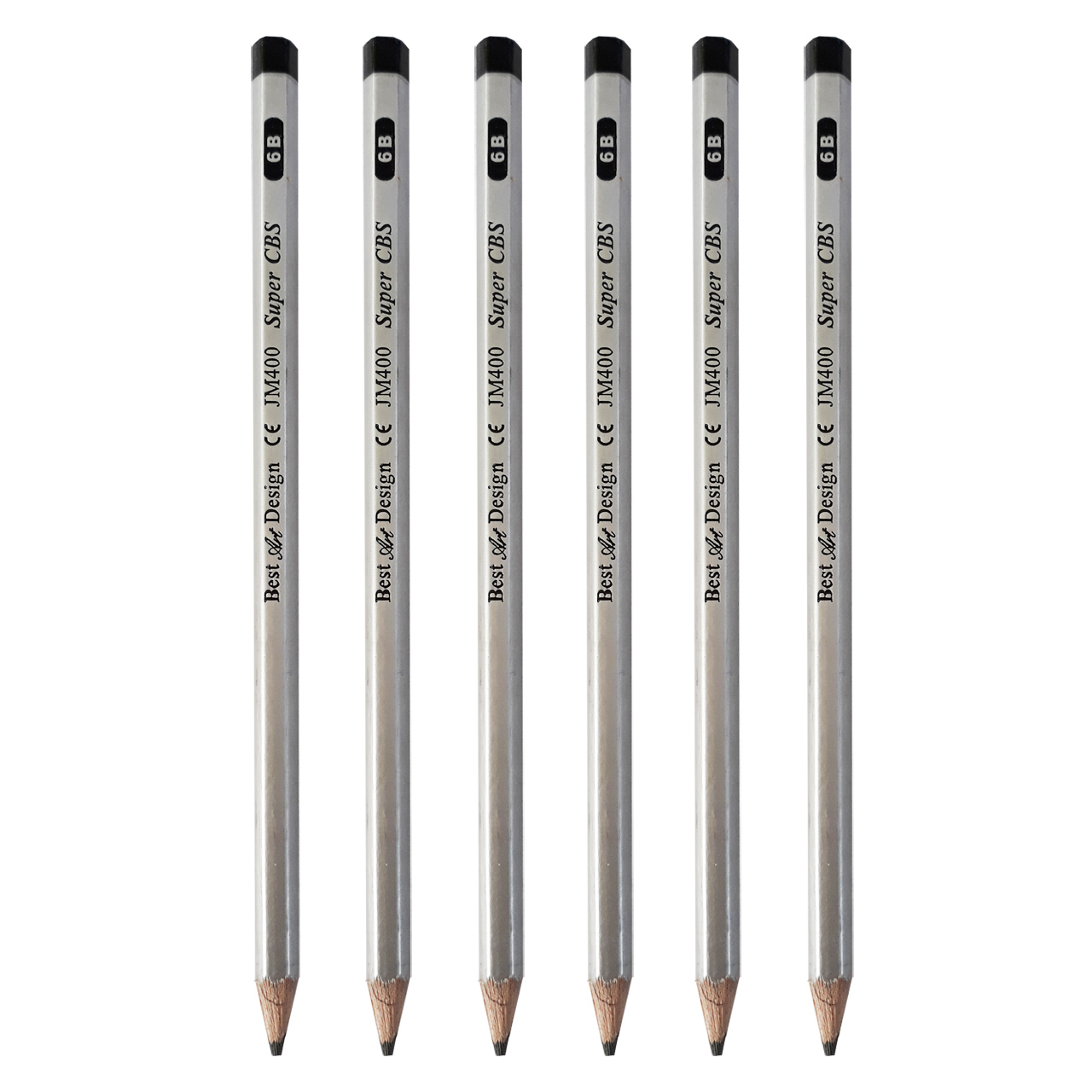 مداد طراحی سی بی اس مدل JM400-B6 بسته 6 عددی
