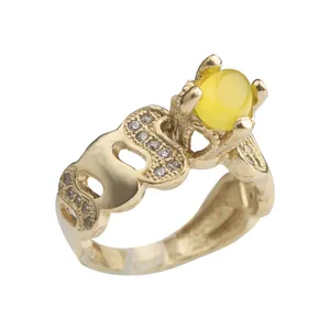 انگشتر زنانه النا آراکس مدل شرف شمس نگین