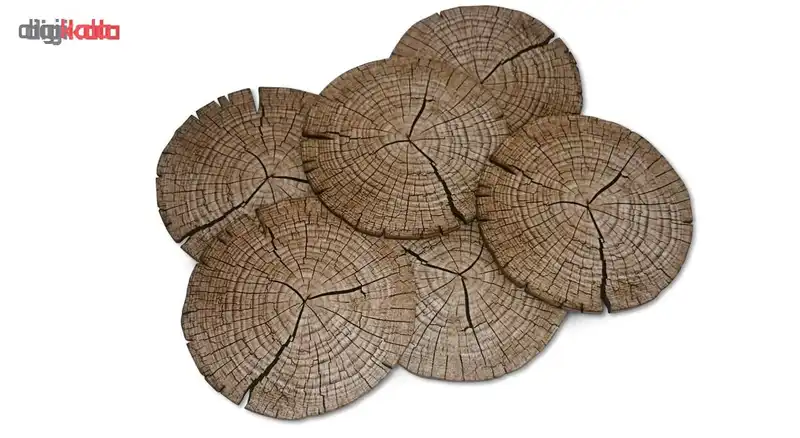 زیر لیوانی طرح تنه درخت مدل MRP 001