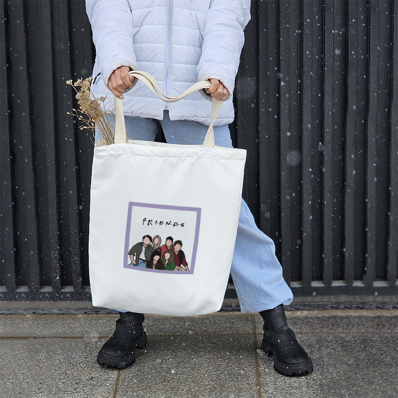 ساک خرید خندالو طرح فرندز (Friends) کد 10347