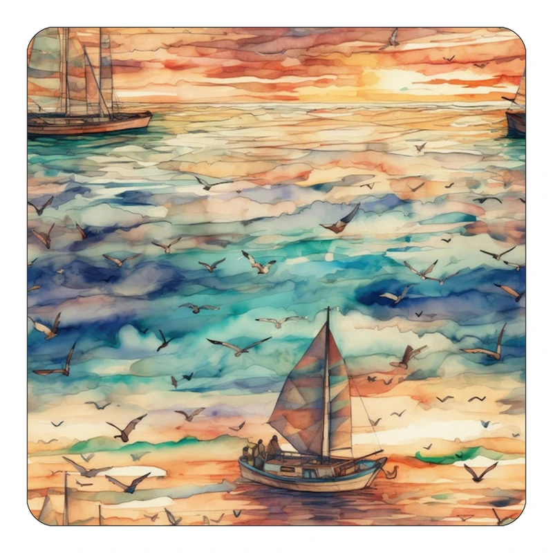 مگنت کاکتی طرح نقاشی رنگ روغن مدل mp69889