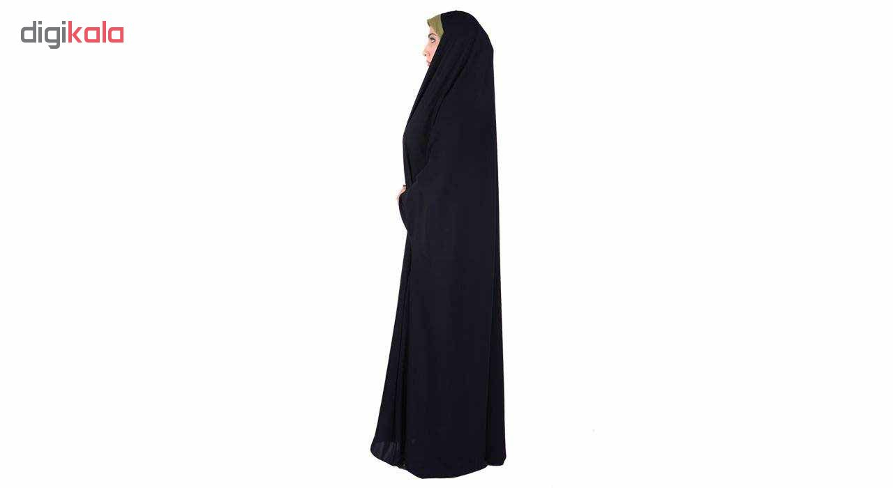 چادر دانشجویی مچ دار ابریشم (کد 7001) حجاب آراسته