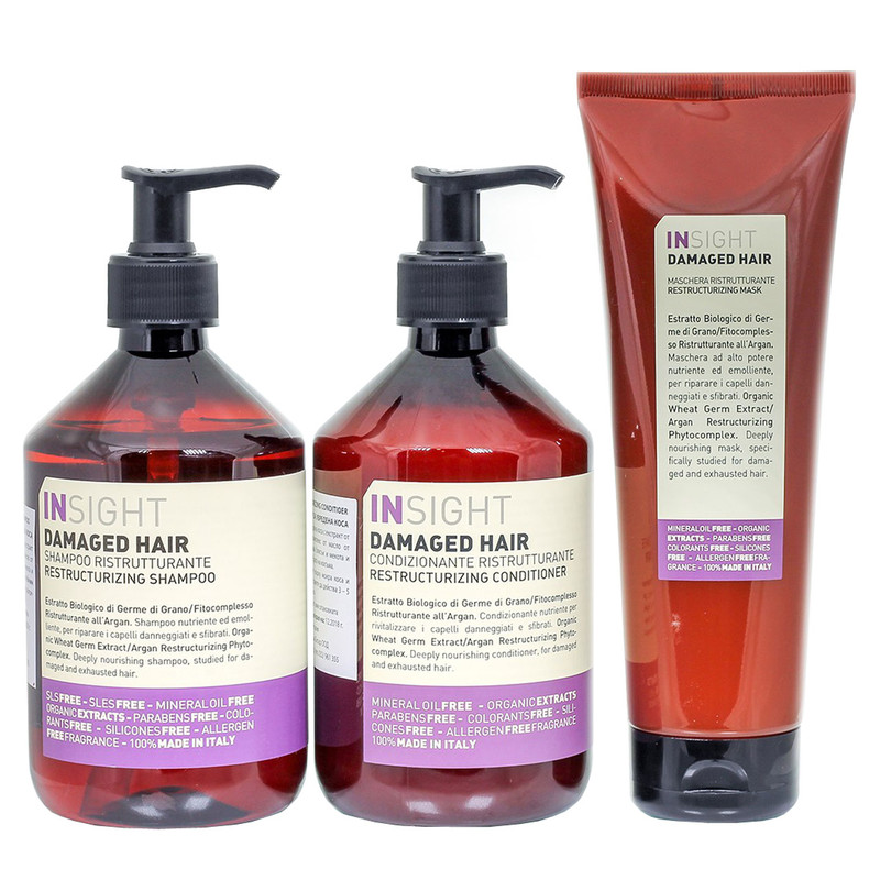 مجموعه مراقبت از مو اینسایت مدل Damaged Hair