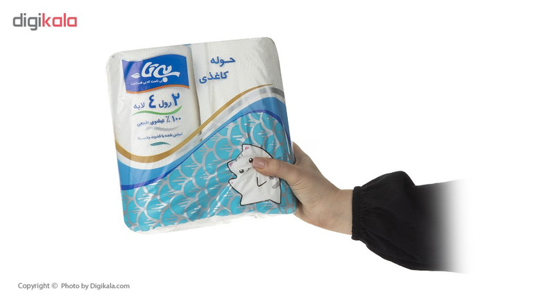 دستمال حوله ای کاغذی بی تا بسته 2 عددی