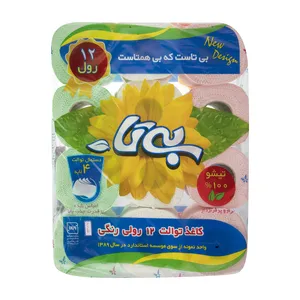 دستمال توالت بی تا بسته 12 عددی