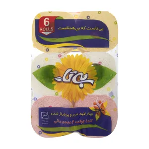 دستمال توالت بی تا بسته 6 عددی