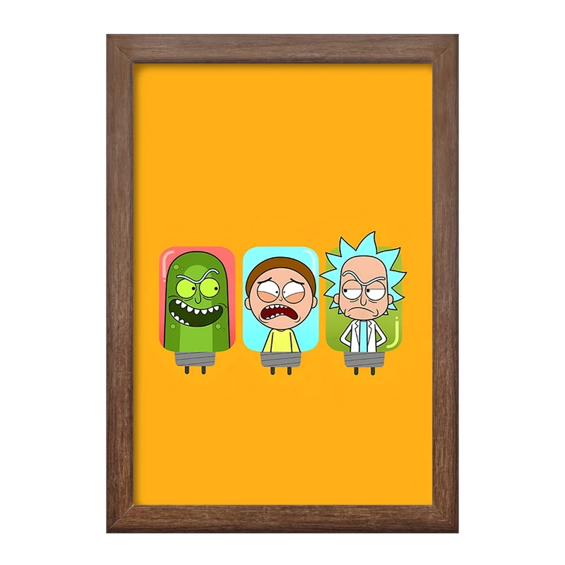 تابلو خندالو طرح ریک و مورتی (Rick and Morty) کد F4012