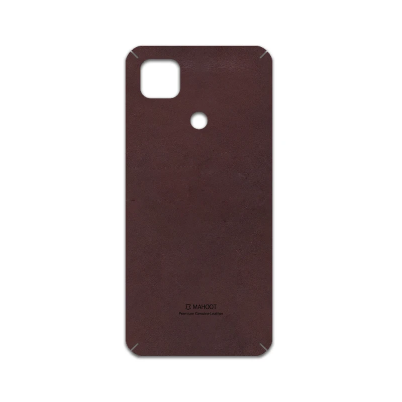 برچسب پوششی ماهوت مدل Matte-Dark-Brown-Leather مناسب برای گوشی موبایل شیائومی Redmi 9C NFC