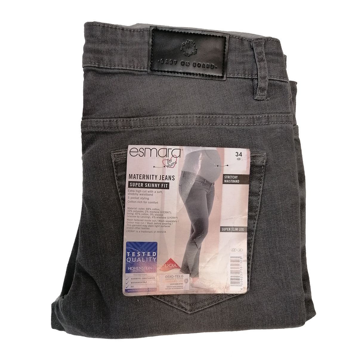 شلوار بارداری اسمارا مدل جین کد 9681463 - - 4