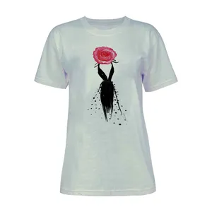 تی شرت آستین کوتاه زنانه مدل BEAUTIFULL کد کد K53 T 