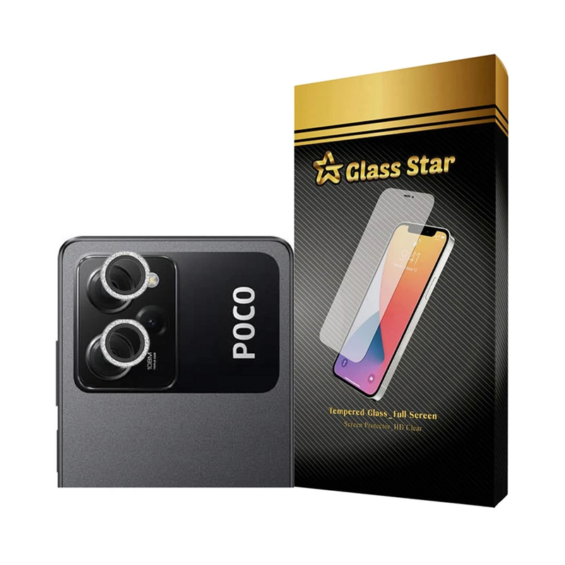  محافظ لنز دوربین گلس استار مدل AKLILLENS مناسب برای گوشی موبایل شیائومی Poco X5 Pro