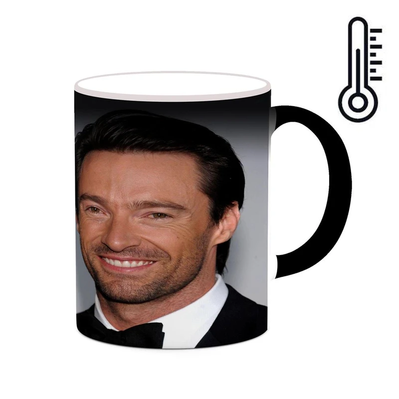 ماگ حرارتی کاکتی طرح هیو جکمن Hugh Jackman مدل mgh26099