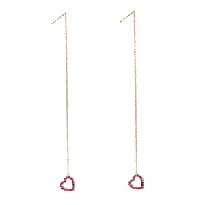 گوشواره طلا ۱۸ عیار زنانه الن نار مدل NAR059