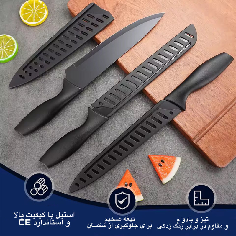 ست چاقو 6 پارچه مدل zirex  2024