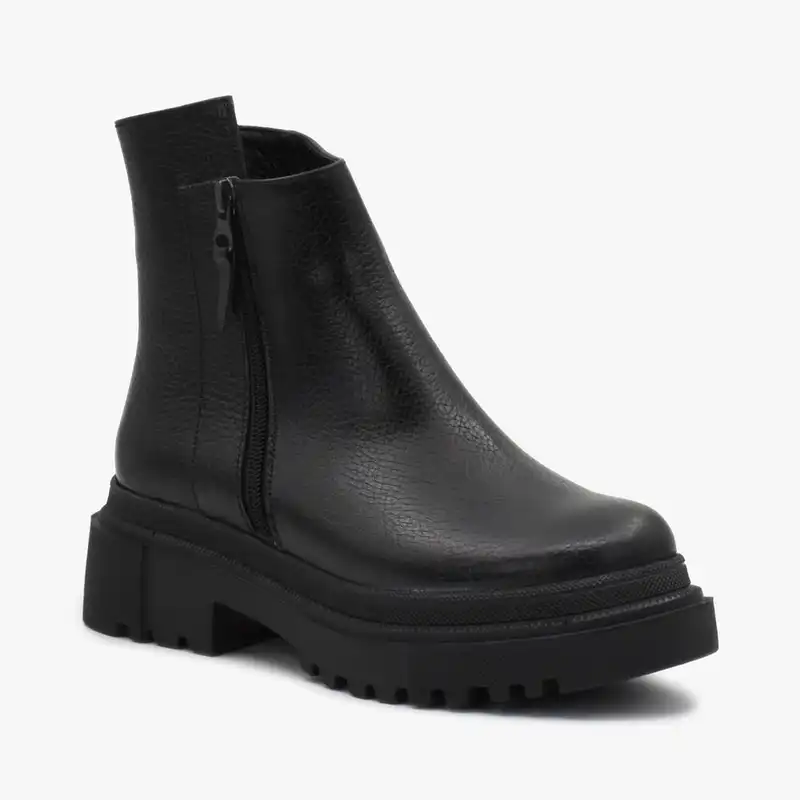 نیم بوت زنانه چرم تهران مدل 615