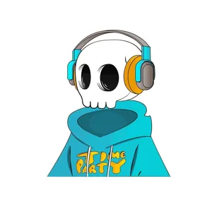 برچسب بدنه موتور سیکلت طرح هدفون s 