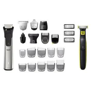 ست ماشین اصلاح موی صورت و بدن فیلیپس مدل MG9510 به همراه ماشین اصلاح وان بلید