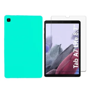 کاور مدل T255 مناسب برای تبلت سامسونگ Galaxy Tab A7 Lite / T225 به همراه محافظ صفحه نمایش