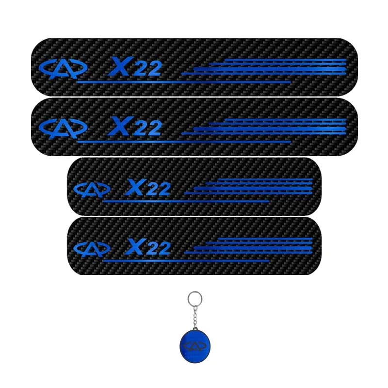برچسب پارکابی خودرو لندمون کد LC030 MB مناسب برای X22 مجموعه 4 عددی به همراه جاکلیدی