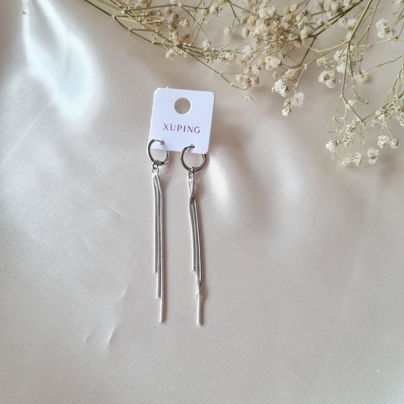 گوشواره زنانه ژوپینگ مدل ریش ریشی