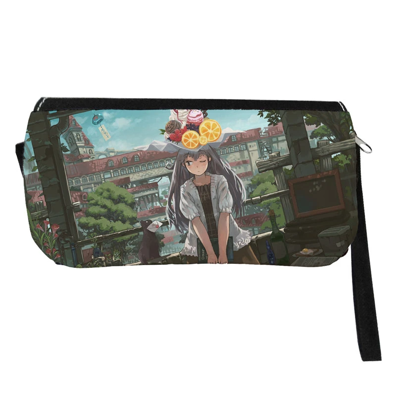 جامدادی مدل دوزیپ طرح انیمه گرل کد NI911