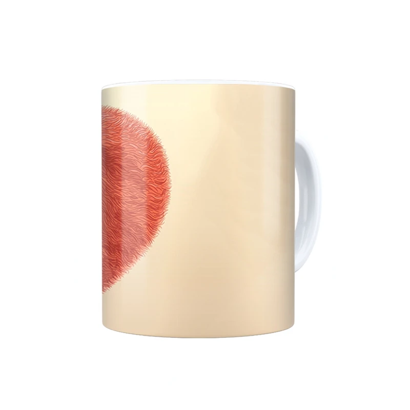 ماگ ترمه طراحان ایده مدل خرس قلبی کد cfp1141