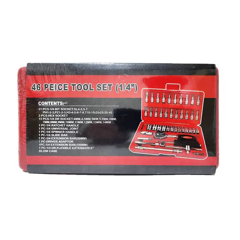 آچار بکس مدل  46peice مجموعه 46 عددی