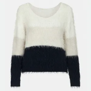 پلیور یقه گرد زنانه مدل 1806