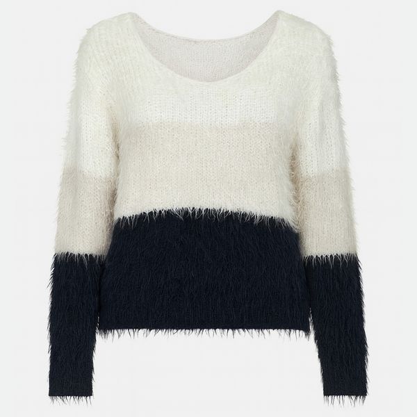 پلیور یقه گرد زنانه مدل 1806