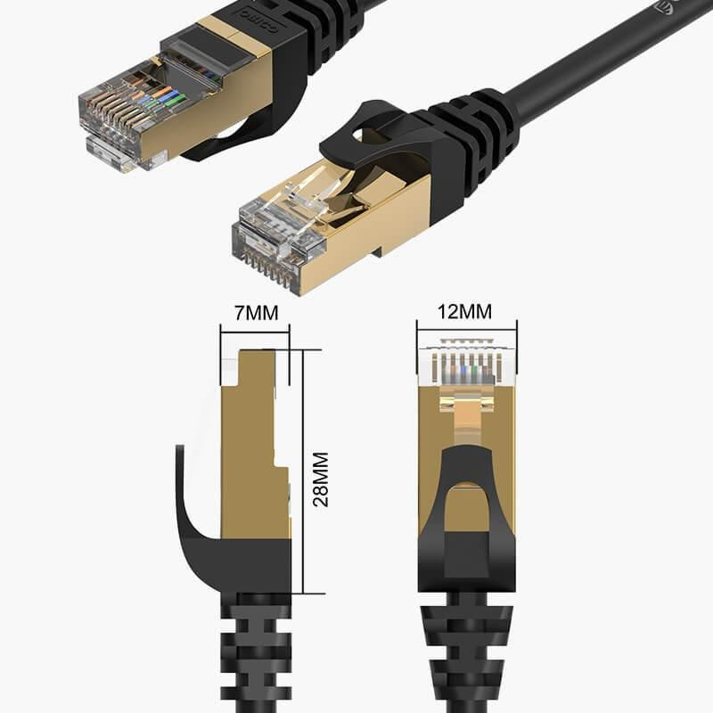کابل شبکه CAT7 اوریکو مدل PUG-C7 طول 10 متر