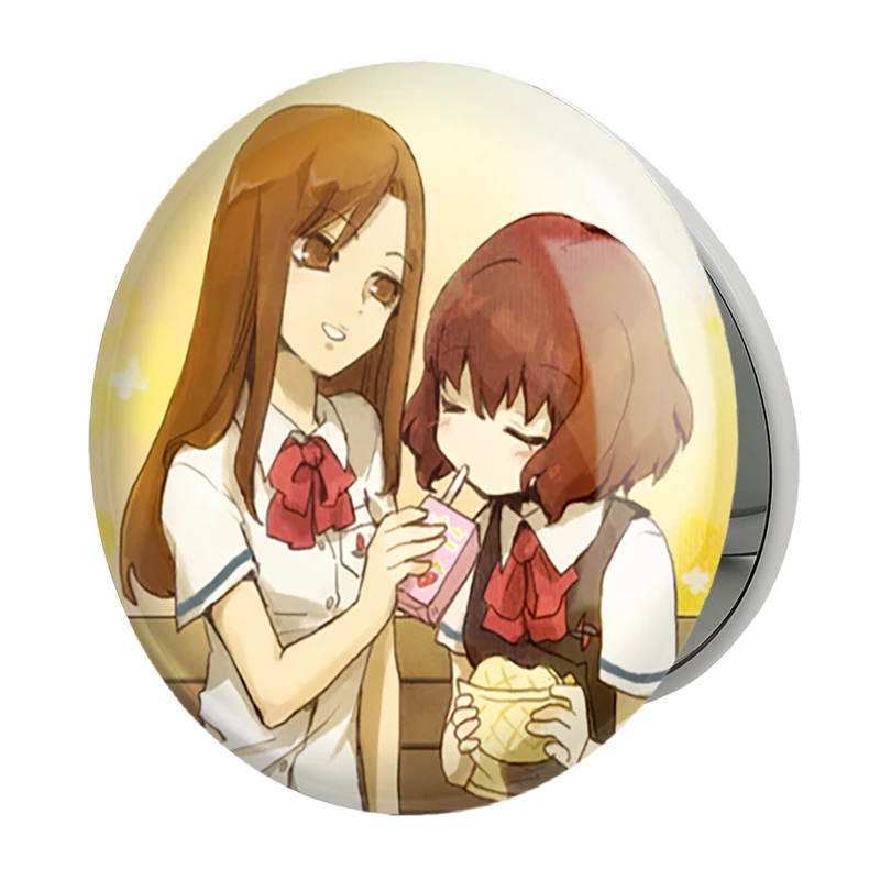 آینه جیبی خندالو طرح کانکی و آکی انیمه دیگری مدل تاشو کد 32003