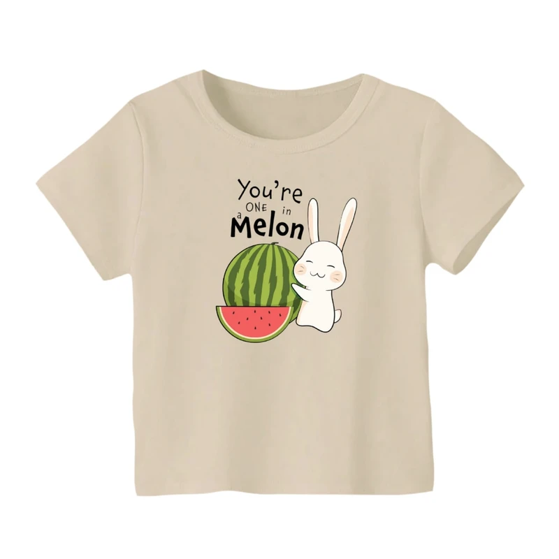 تی شرت آستین کوتاه بچگانه مدل خرگوش یلدایی کد 3