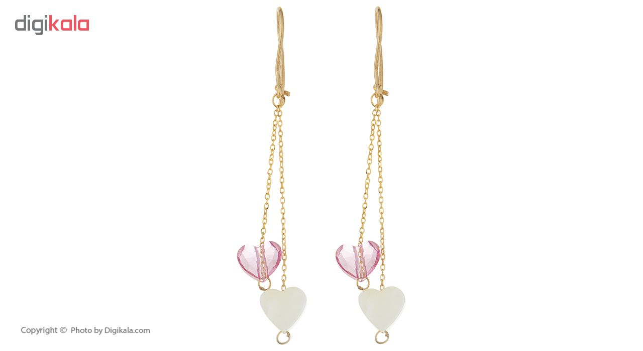 گوشواره طلا 18 عیار زنانه مایا ماهک مدل ME0793