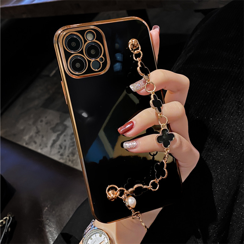 کاور مانستر مدل Black Flower مناسب برای گوشی موبایل سامسونگ Galaxy M21 / M30sبه همراه آویز