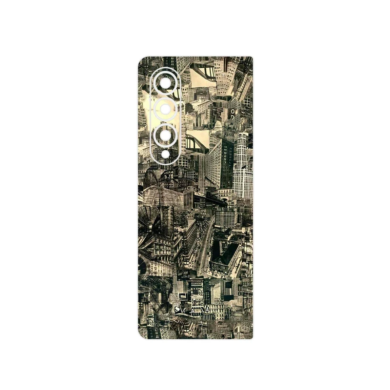 برچسب پوششی ماهوت مدل Collage of Skyscraper مناسب برای گوشی موبایل سامسونگ Galaxy Z Fold4
