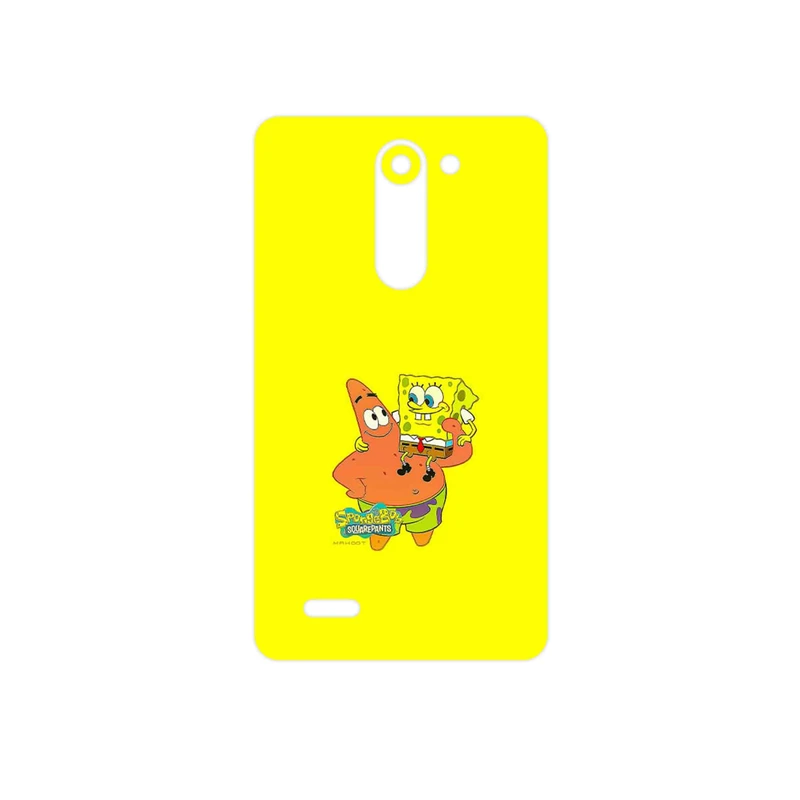 برچسب پوششی ماهوت مدل SpongeBob SquarePants مناسب برای گوشی موبایل ال جی L Bello
