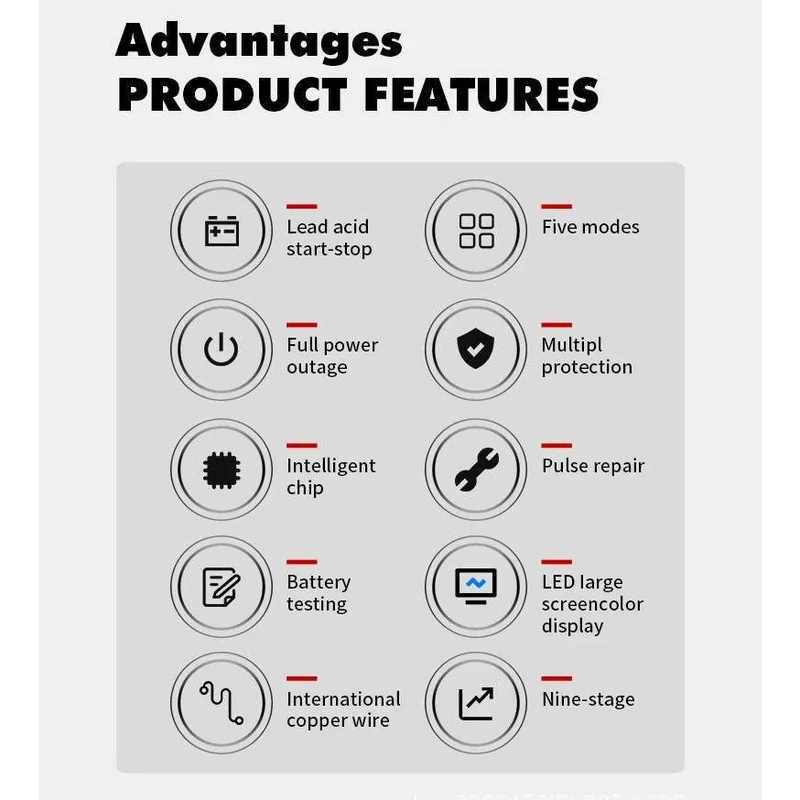 عکس شماره 19 : شارژر باتری خودرو مدل rj-c121501a-red