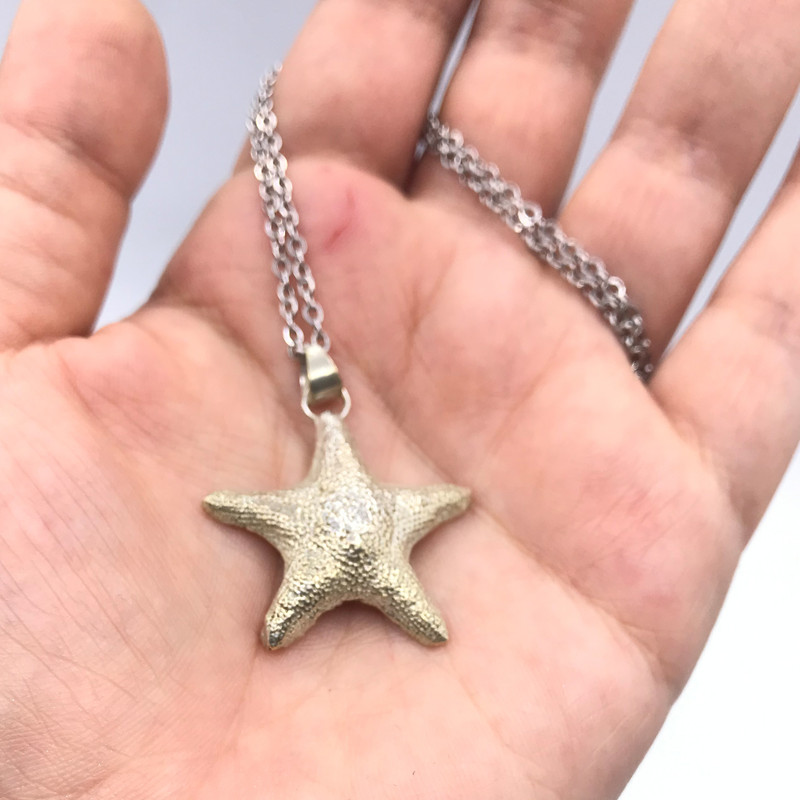 گردنبند دخترانه مدل ستاره دریایی گردنبند دخترانه مدل ستاره دریایی