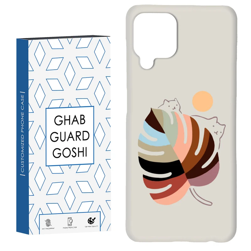 کاور قاب گارد گوشی طرح گربه کد Dimo-014 مناسب برای گوشی موبایل سامسونگ Galaxy A12 / Galaxy M12