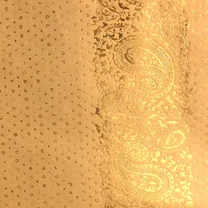 کاغذ کادو  طرح بته جقه خالدار طلاکوب بسته 3 عددی