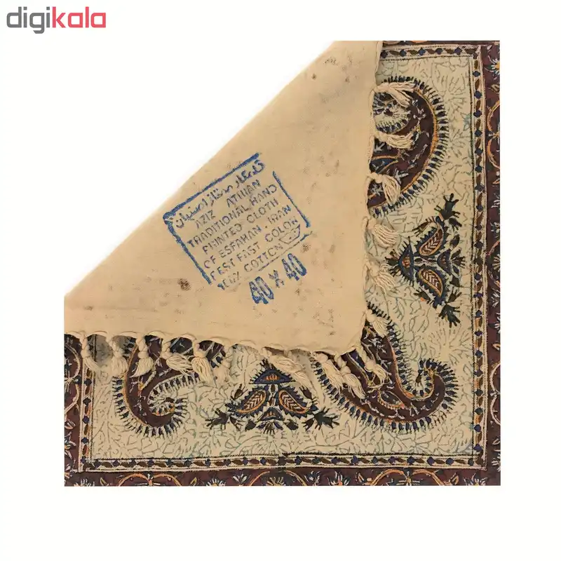 رومیزی قلمکار ممتاز اصفهان طرح ترنج مدل G88