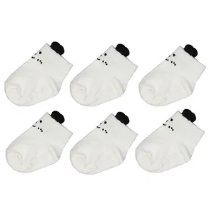 جوراب نوزادی مدل mini dog بسته 6 عددی